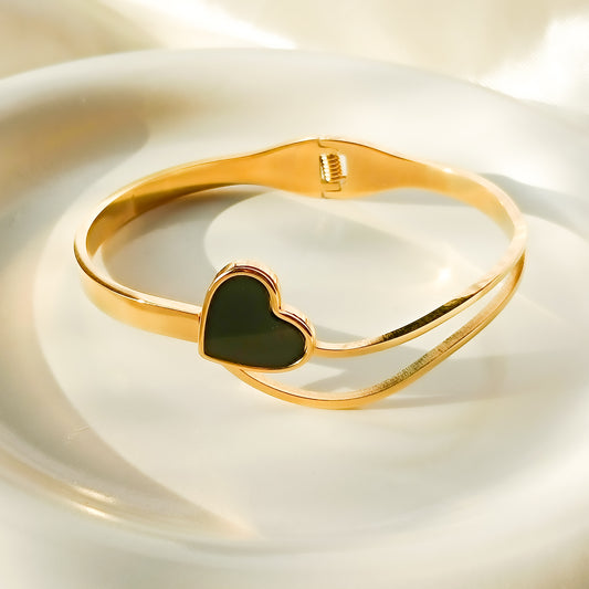 Eterna Heart Cuff Bracelet