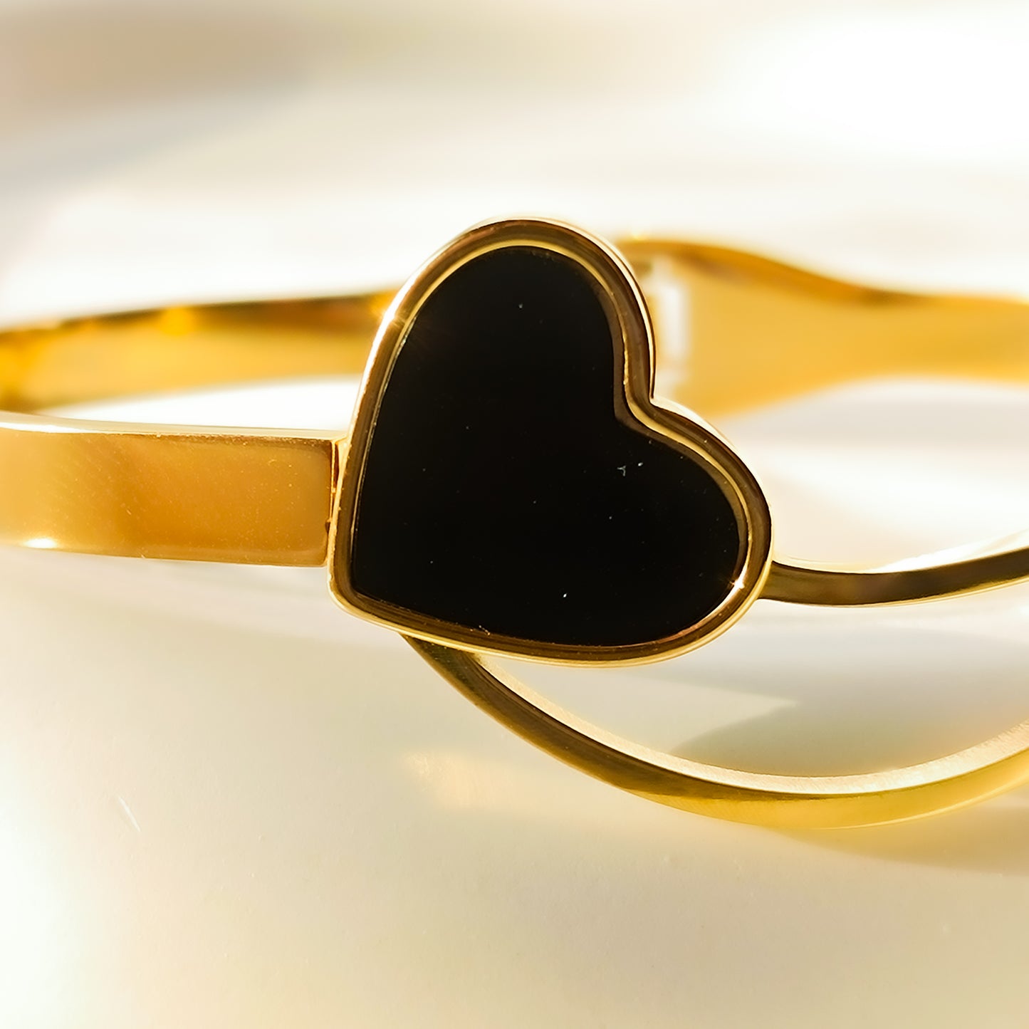 Eterna Heart Cuff Bracelet