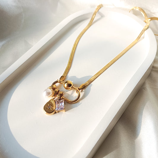 Trinity Charm Necklace