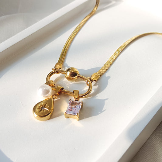 Trinity Charm Necklace