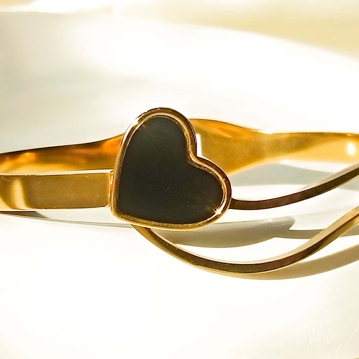 Eterna Heart Cuff Bracelet