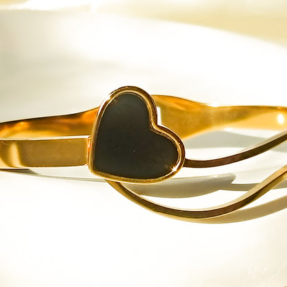 Eterna Heart Cuff Bracelet
