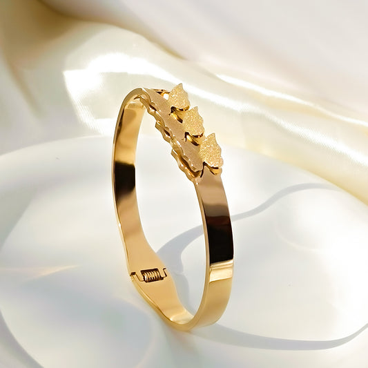 Golden Flutter Cuff Bracelet