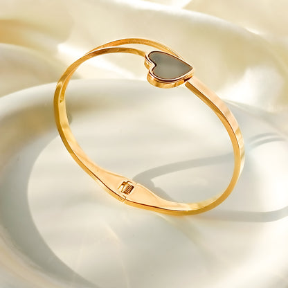 Eterna Heart Cuff Bracelet