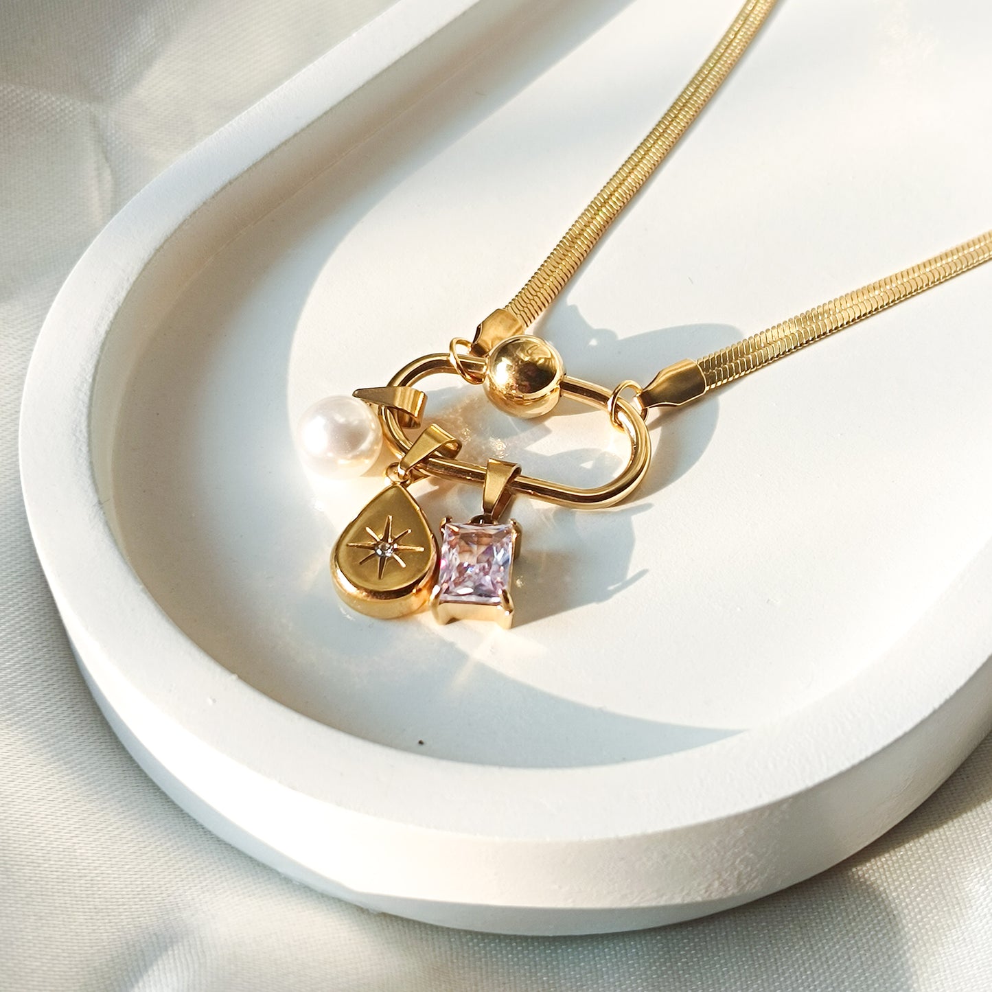 Trinity Charm Necklace